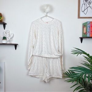 n:philanthropy GG Soledad Sweatshirt& GG Romera ShortSet in Red Confetti Dot
